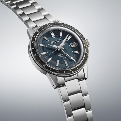 Montre Seiko Présage Automatique GMT Style 60's SSK009J1