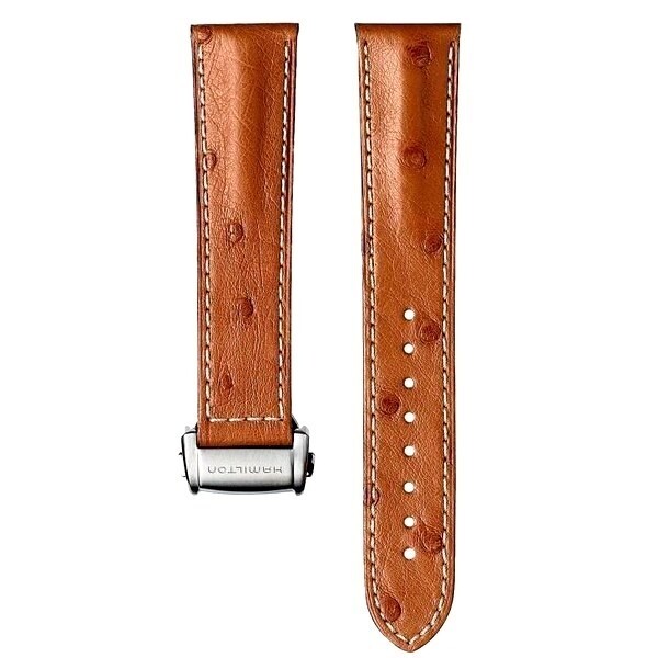 Bracelet montre Hamilton Jazzmaster cuir marron – 20 mm