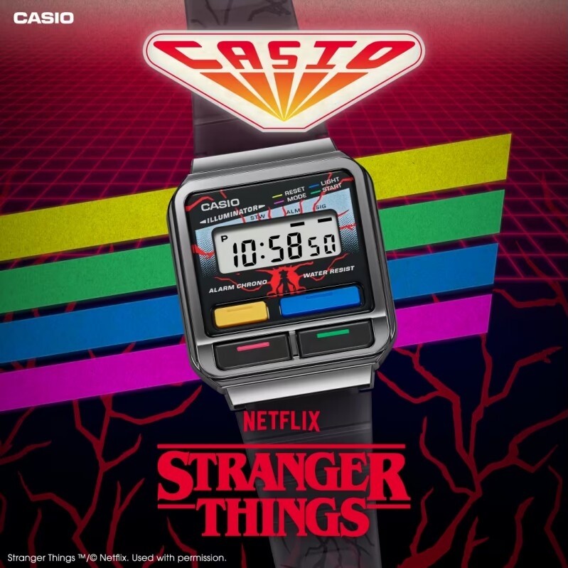 Montre Casio Collection Collaboration STRANGER THINGS
