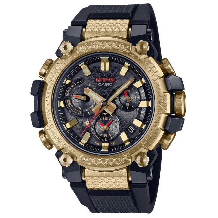 Montre G-Shock Black and Gold for Year of the Dragon 2024 Limited Edition MTG-B3000CXD-9AER