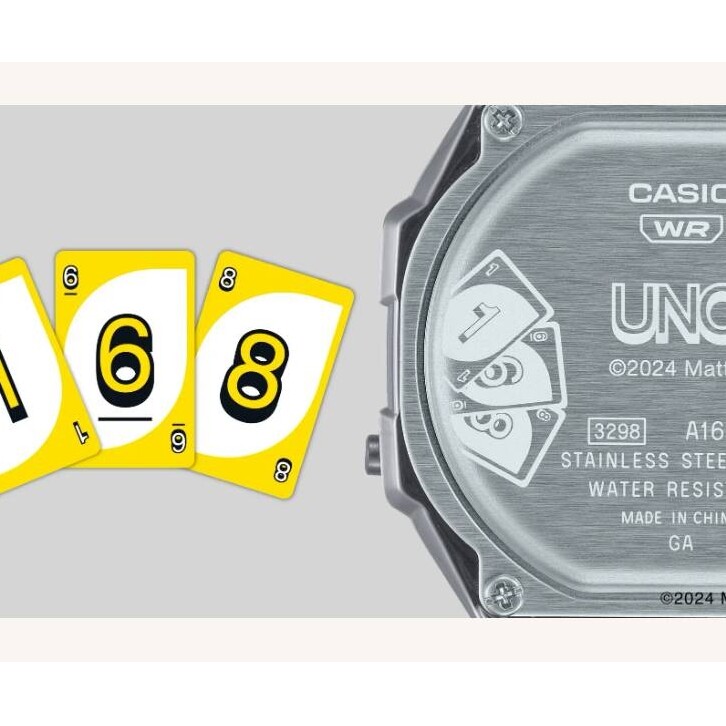 Montre Casio collection X Collaboration UNO A168WEUC-1AER