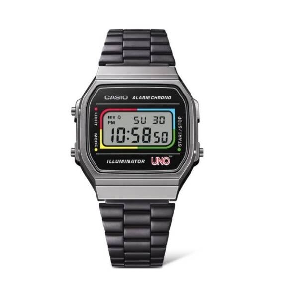 Montre Casio collection X Collaboration UNO A168WEUC-1AER