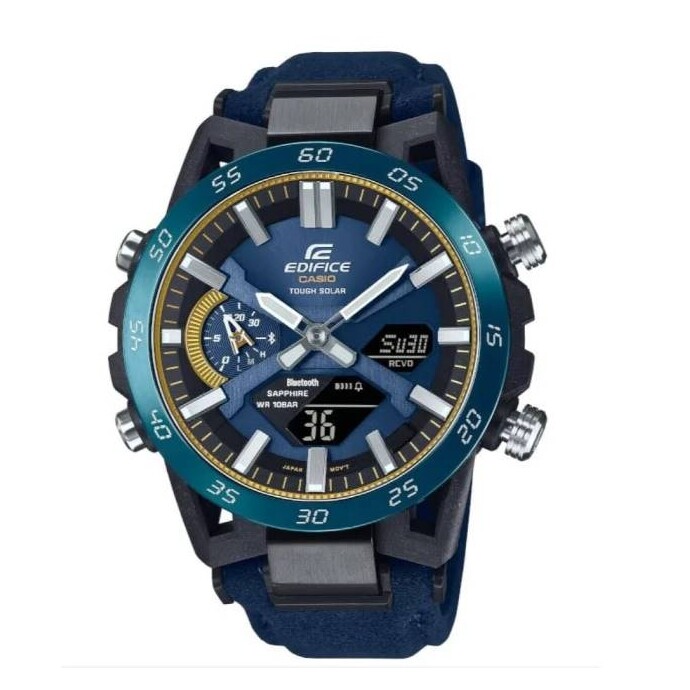 Montre Casio Edifice 50ème anniversaire bluetooth solaire édition limitée ECB-2000SS-2AER