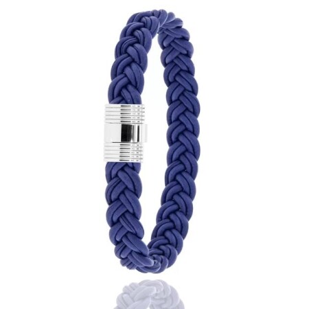 Bracelet Albanu Cuir de pomme Cortland Bleu