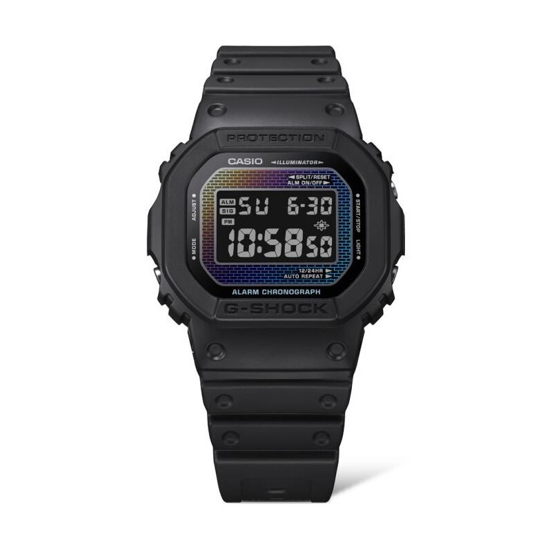 Montre G-Shock Rainbow Brick Wall Edition Limitée DW-5600RW-1ER