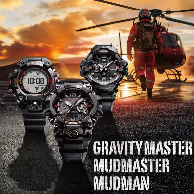 Montre G-Shock Master of G Emergency Colors Edition GWG-B1000EC-1AER