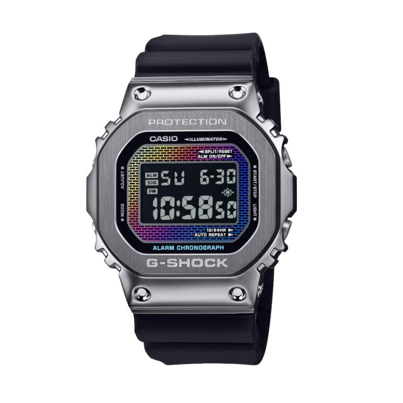 Montre G-Shock Rainbow Brick Wall Edition Limitée GM-5600RW-1ER