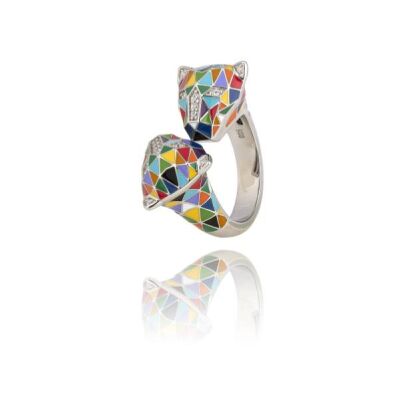 Bague Una Storia argent Fauve BG121019