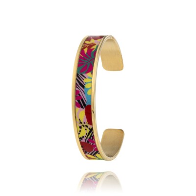 Bracelet Louise Garden Jonc Petite manchette Feuilles de Sureau