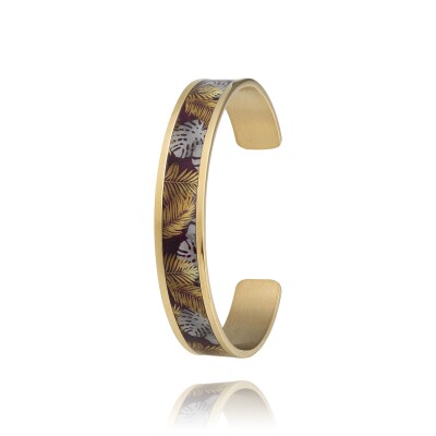 Bracelet Louise Garden Jonc Petite manchette Tropicale