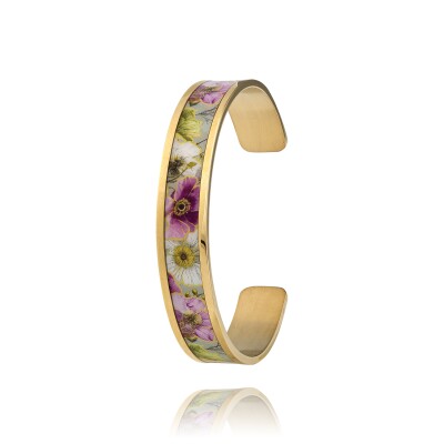 Bracelet Louise Garden Jonc Petite manchette Tropicale