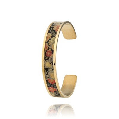 Bracelet Louise Garden Jonc Petite manchette Pavot