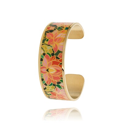 Bracelet Louise Garden Jonc Manchette Lotus