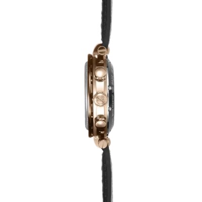 Montre Herbelin Newport Chronographe Automatique Noir & Pvd Or rose 256TRCN14