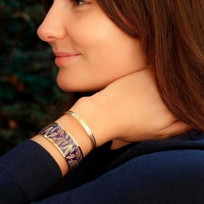 Bracelet Louise Garden Jonc Manchette Epi de Blé
