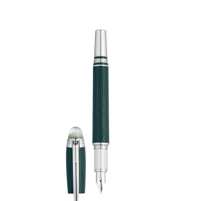 Stylo plume Montblanc StarWalker PolarGreen Precisou Resin (M)