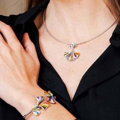 Bague Una Storia argent Ginkgo ARGENT 925/1 000E RHODIÉ