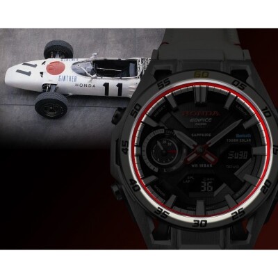 Montre Casio Edifice X Honda F1 First Victory 60th Anniversary Édition Limitée ECB-2300HR-1AER – HONDA F1 F
