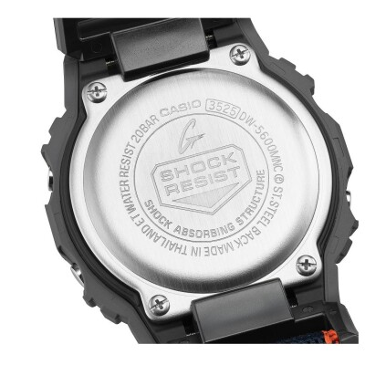 Montre G-Shock DW-5600MNC-8A2 | Édition Multicolore | Bracelet Tissu FIDLOCK®