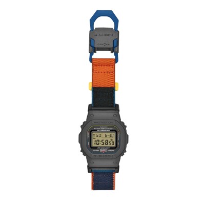 Montre G-Shock DW-5600MNC-8A2 | Édition Multicolore | Bracelet Tissu FIDLOCK®