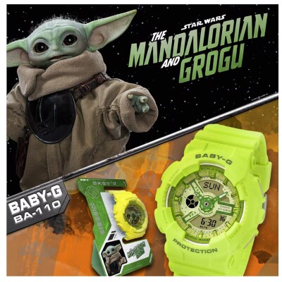 Montre BABY-G BA-110YK-3A-MAN - Édition Limitée Star Wars™ : Grogu