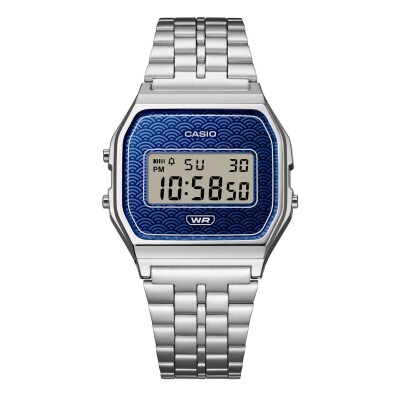 Montre CASIO Vintage SEIGAIHA Bleu A159WEVJ-2ER Made in Japan