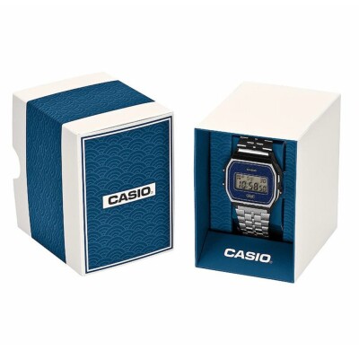 Montre CASIO Vintage SEIGAIHA Bleu A159WEVJ-2ER Made in Japan