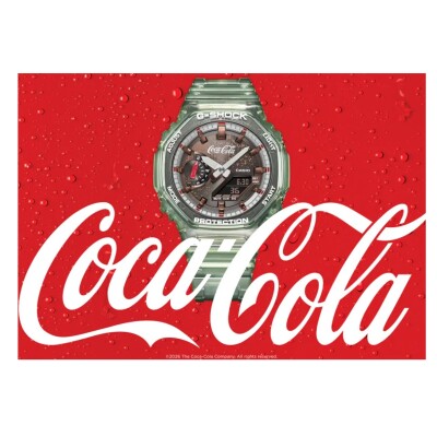 Montre G-Shock x Coca-Cola® Edition limitée GA-2100CC-3AER