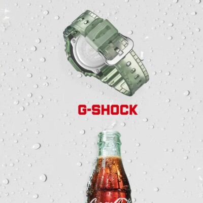 Montre G-Shock x Coca-Cola® Edition limitée GA-2100CC-3AER