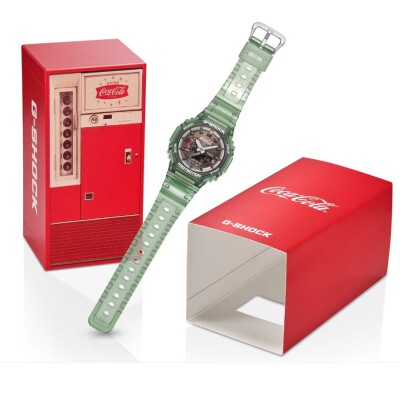 Montre G-Shock x Coca-Cola® Edition limitée GA-2100CC-3AER