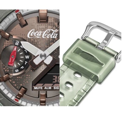 Montre G-Shock x Coca-Cola® Edition limitée GA-2100CC-3AER