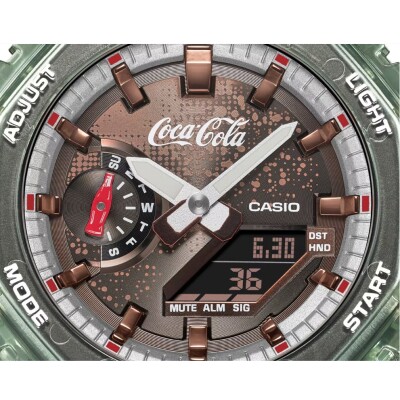 Montre G-Shock x Coca-Cola® Edition limitée GA-2100CC-3AER