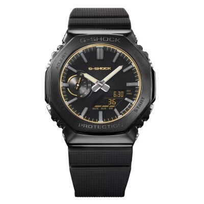 Montre Casio G-SHOCK Metal CasiOak Luxe Black Dorée – GM-2100LXB-1A9ER