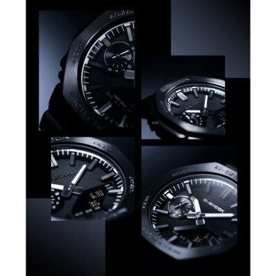 Montre Casio G-SHOCK Metal CasiOak Luxe Black Argent – GM-2100LXB-1AER