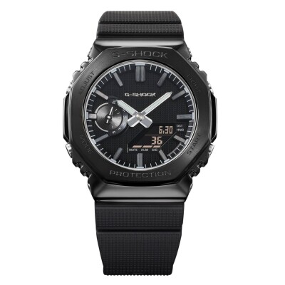 Montre Casio G-SHOCK Metal CasiOak Luxe Black Argent – GM-2100LXB-1AER