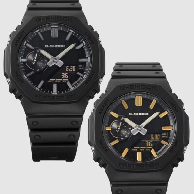 Montre Casio G-SHOCK CasiOak Luxe Black Dorée GA-2100LXB-1A9ER