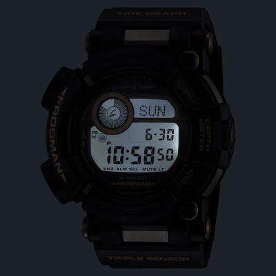 Montre Casio Montre G-SHOCK Frogman Diver's 200M Capsule Tan Accents Made in Japan – GWF-D1000BC-1ER Édition Limitée