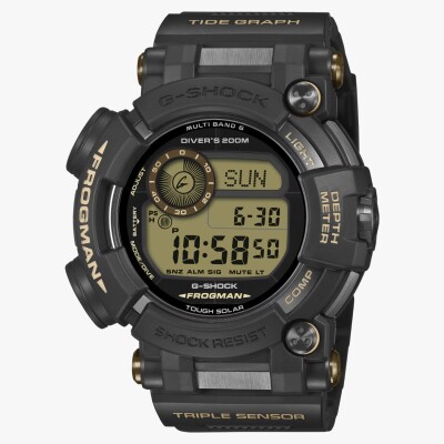 Montre Casio Montre G-SHOCK Frogman Diver's 200M Capsule Tan Accents Made in Japan – GWF-D1000BC-1ER Édition Limitée