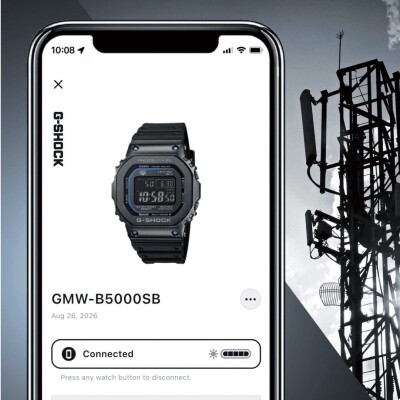 Montre CASIO G-SHOCK Full-Metal Saphirs Bleus Synthétiques GMW-B5000SB-1A2