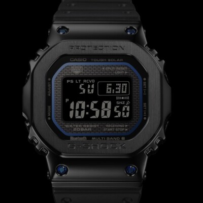 Montre CASIO G-SHOCK Full-Metal Saphirs Bleus Synthétiques GMW-B5000SB-1A2