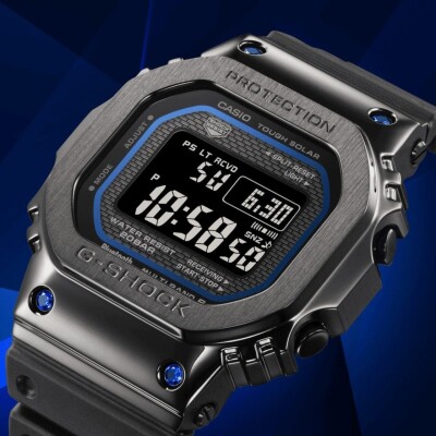 Montre CASIO G-SHOCK Full-Metal Saphirs Bleus Synthétiques GMW-B5000SB-1A2