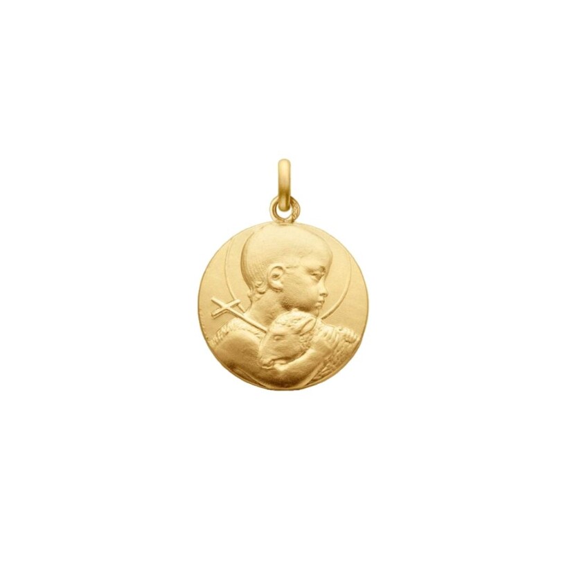 Médaille Arthus Bertrand Saint Jean Baptiste or jaune 18mm
