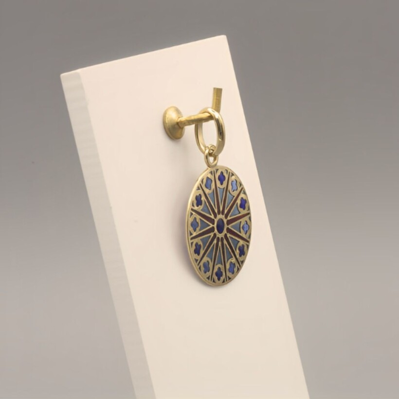 Médaille Arthus Bertrand Rosace or jaune 16mm