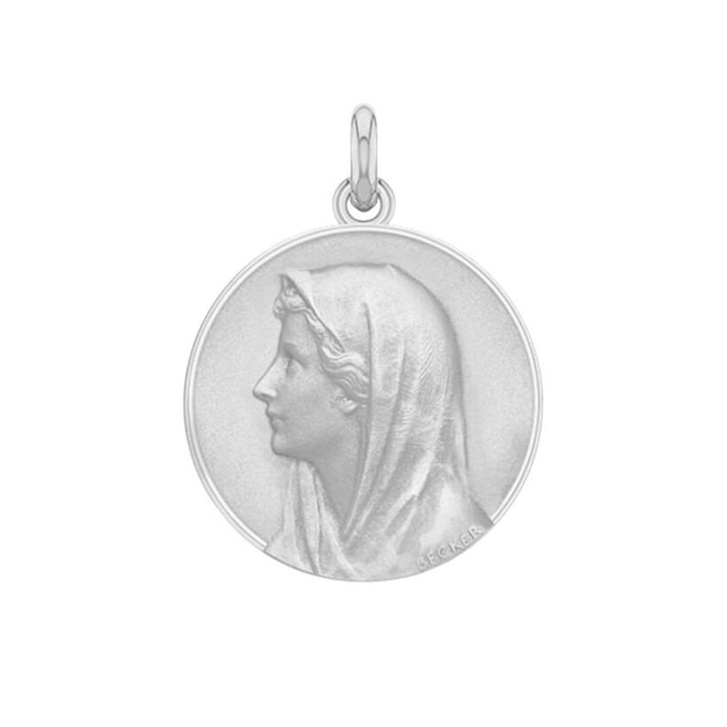 Médaille Becker Vierge argent 18mm