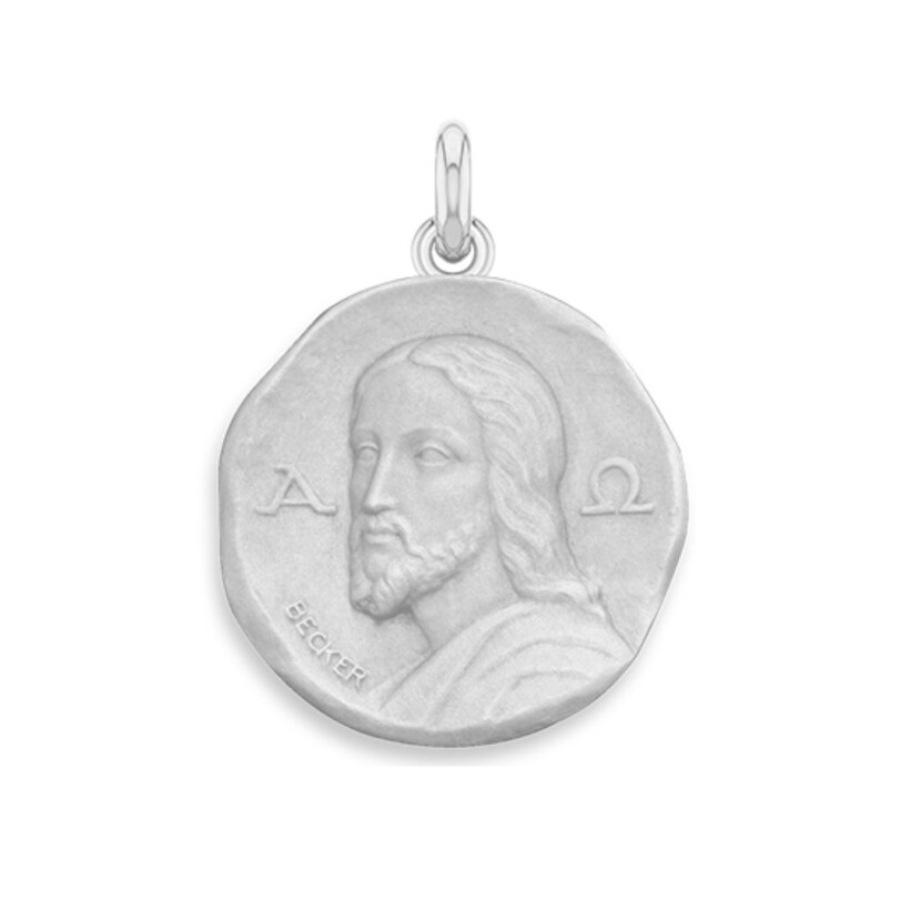Médaille Becker Christ argent 20mm