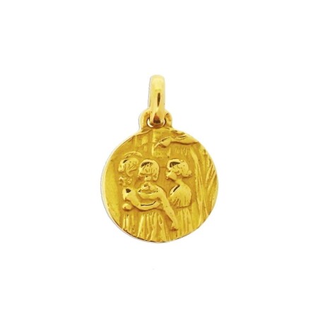 Médaille religieuse Tournaire Petites filles or jaune