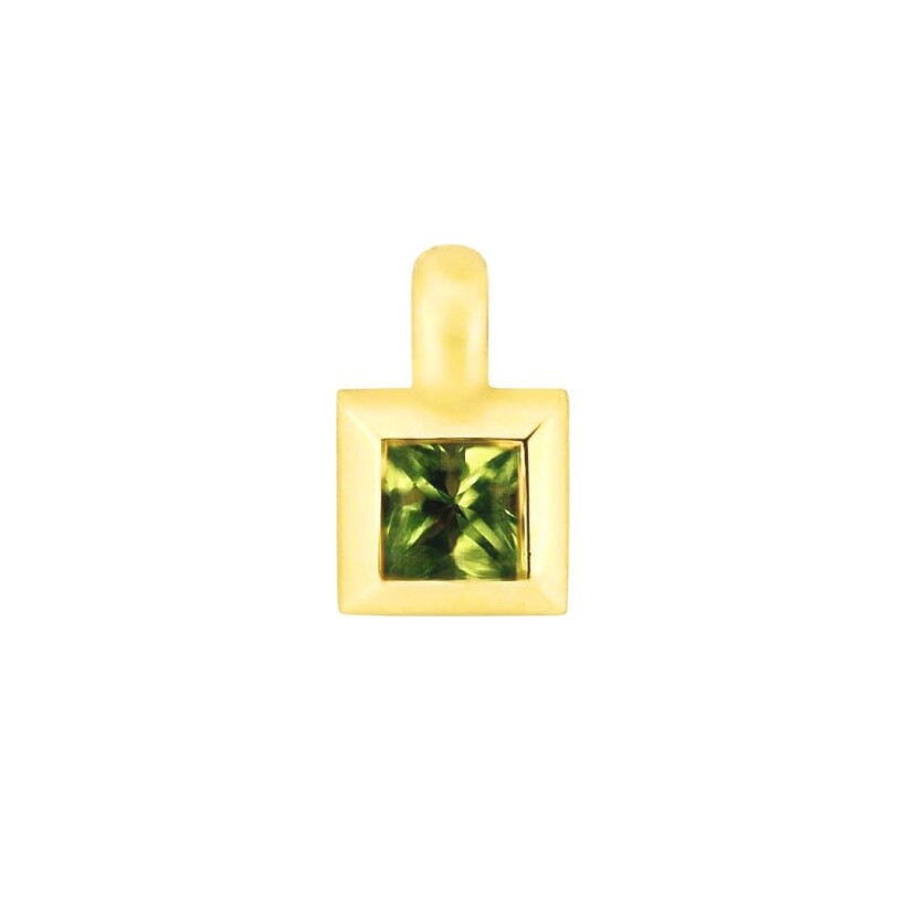 Pendentif péridot en or jaune