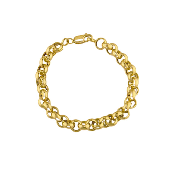 Bracelet Maille Jaseron or 18 carats