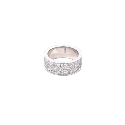 Bague Neige platine diamants