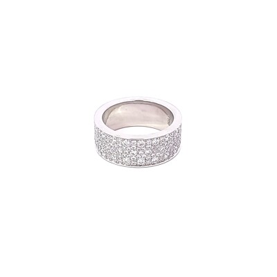 Bague Neige platine diamants